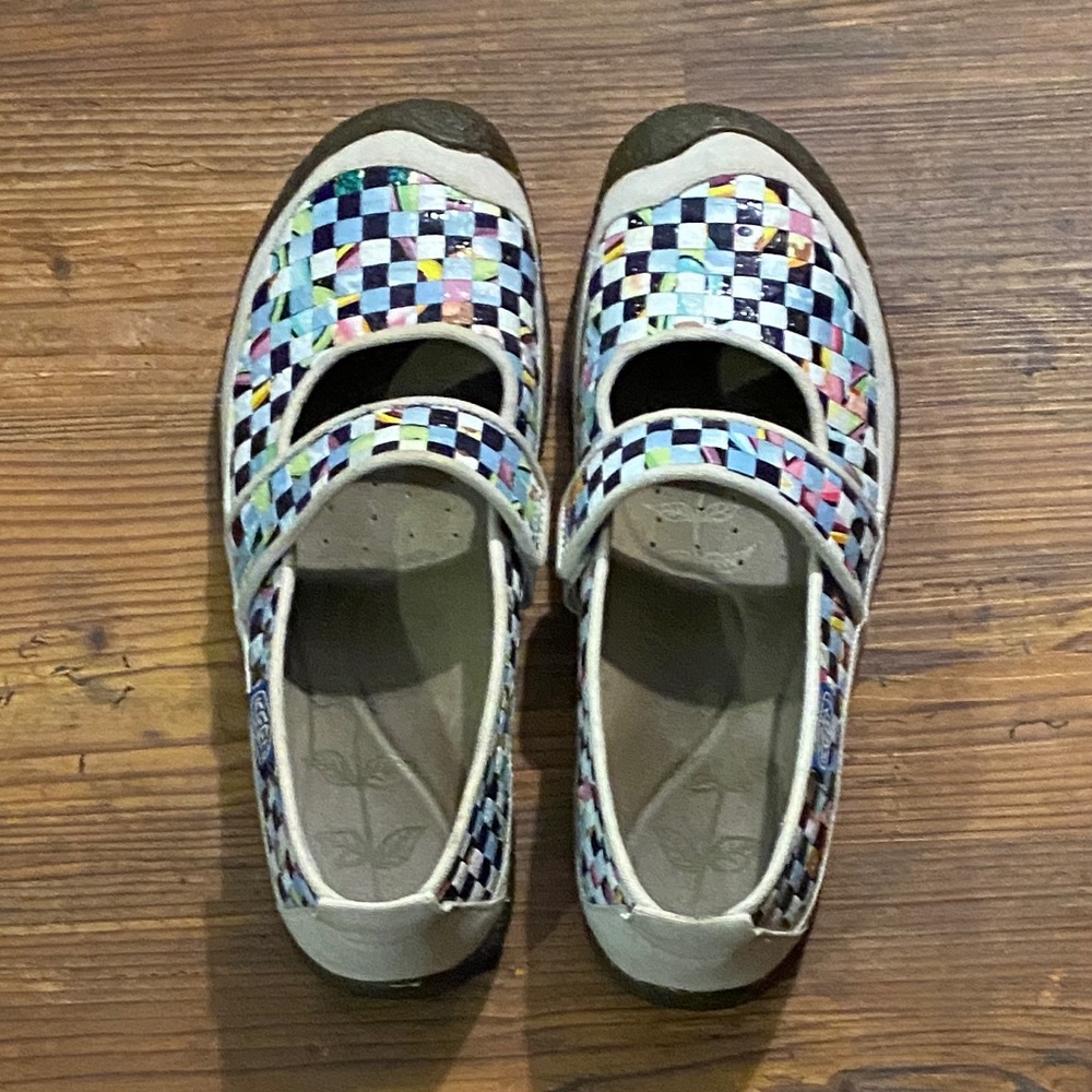 Keen Harvest Woven Rice Bag Mary Janes Shoes